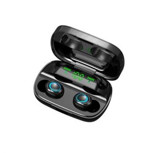 פרידמן אוזניות Mini Portable TWS bluetooth 5.0 Earphone Wireless Earbuds 9D Stereo Smart Touch Headphone with Mic