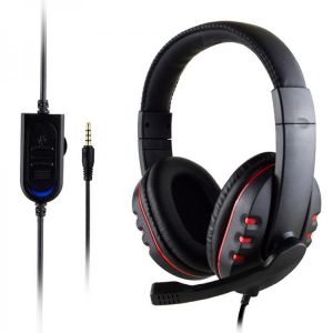 פרידמן אוזניות 3.5mm + USB Wired Gaming Headphone Heavy Bass Headset for PS4 / XBOX - ONE / PC Professional Computer Gamer
