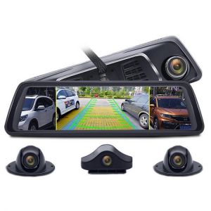 פרידמן רכב Junsun K910 10 Inch FHD 1080P Octa Core 4G SIM 4 Channel ADAS Android Car DVR GPS WiFi Camera