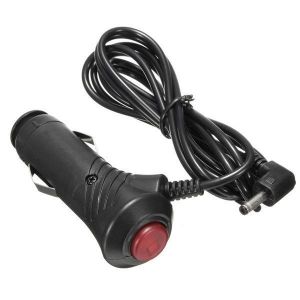 פרידמן רכב 3.5mm Car C igarette Lighter Power Plug Cord GPS DVR Adapter Cable w/ Switch DC 12V